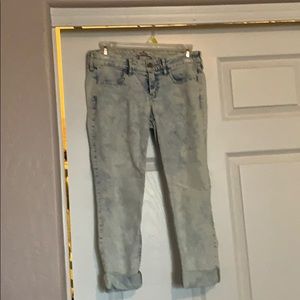 Hollister acid washed jeans